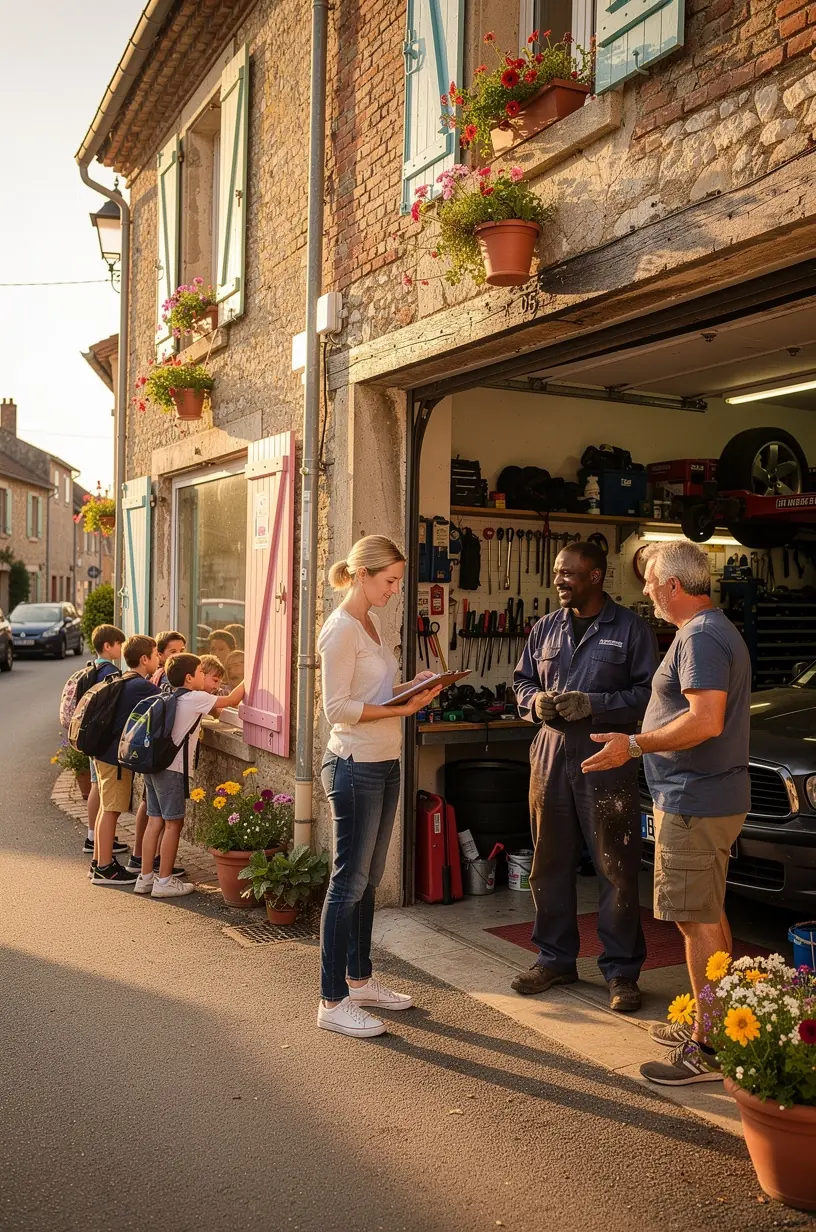 Garage moderne équipé pour les réparations rapides et le diagnostic automobile complet.